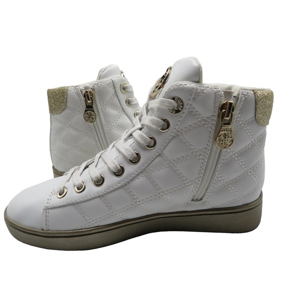 Guess BAUX Quilted High-Top Sneakers - Picture 4 of 6